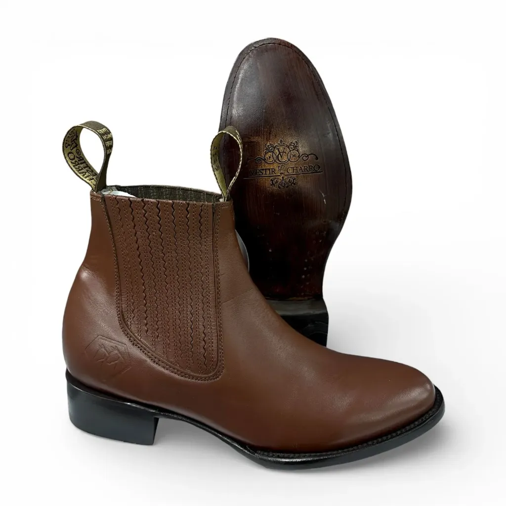 BOTIN VC PULL UP WELT ESTAQUILLADO ADULTO (26, Cafe Claro)