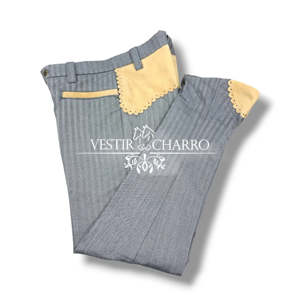 PANTALON CUADRILERA TALONERA Y VIVOS 32x30