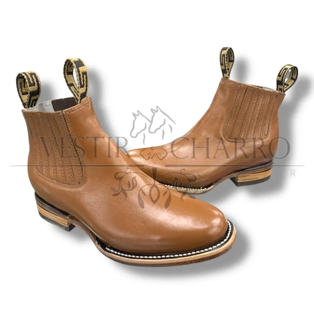 BOTIN CHARRO NIÑO PULL-UP (CHIPIKIDS) (15, Miel)