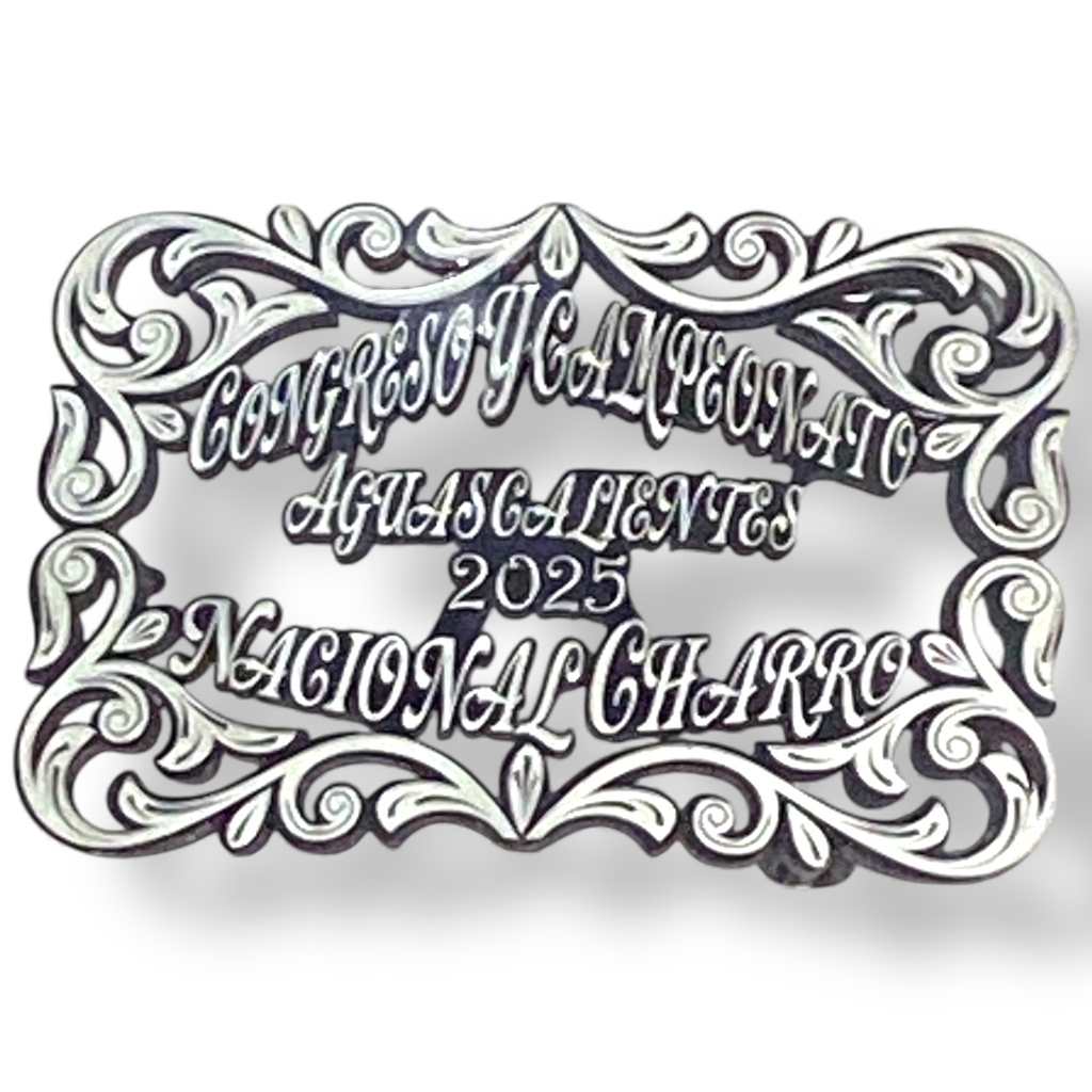 HEBILLA RESACADA CONGRESO CHARRO (Opción 1)
