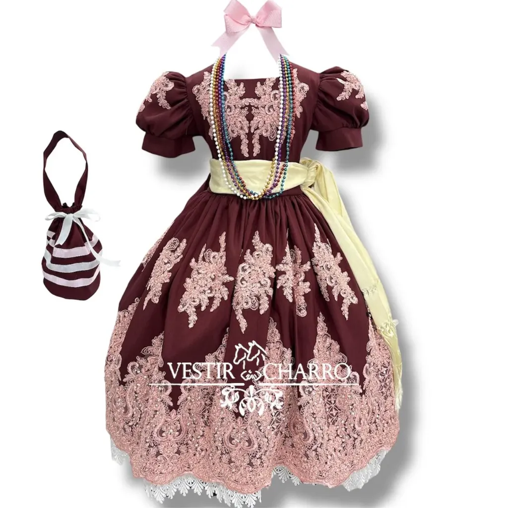 VESTIDO CHINA POBLANA TALLA 4