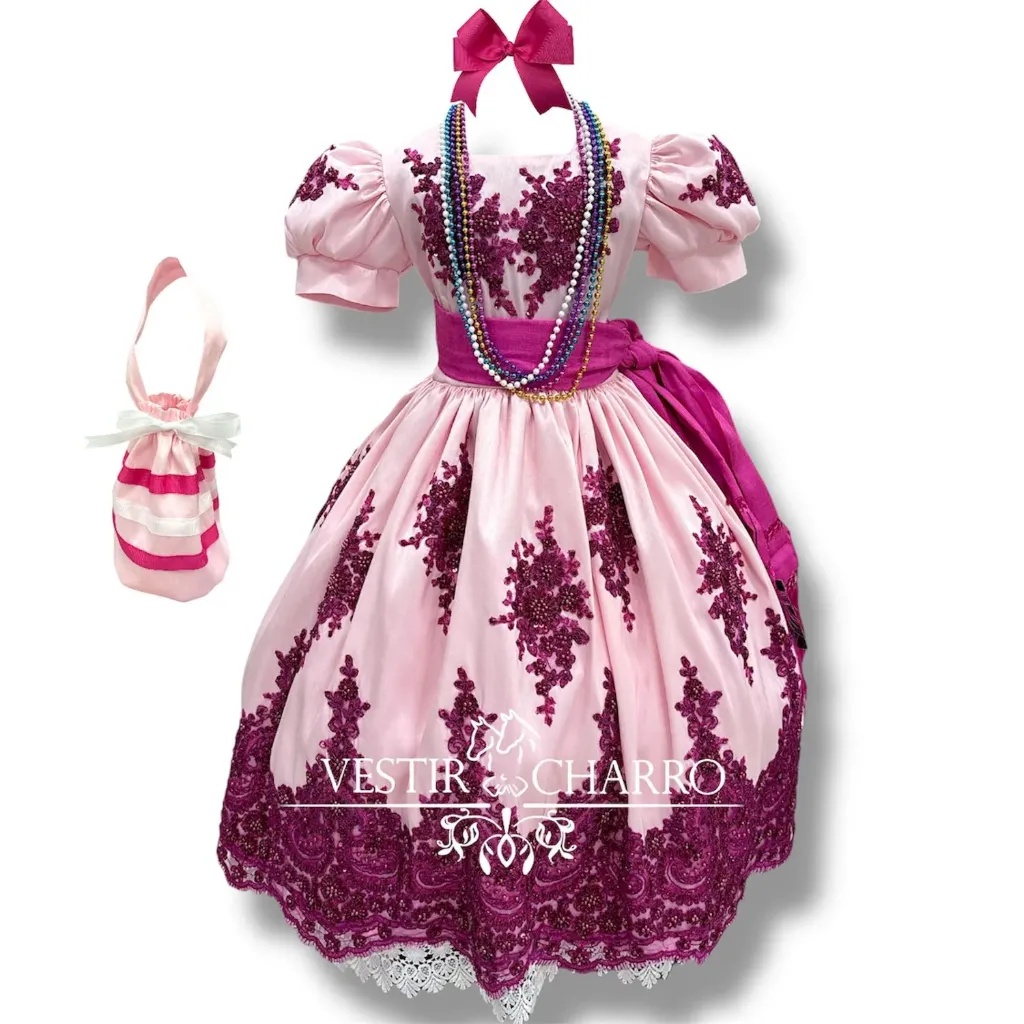 VESTIDO CHINA POBLANA TALLA 4