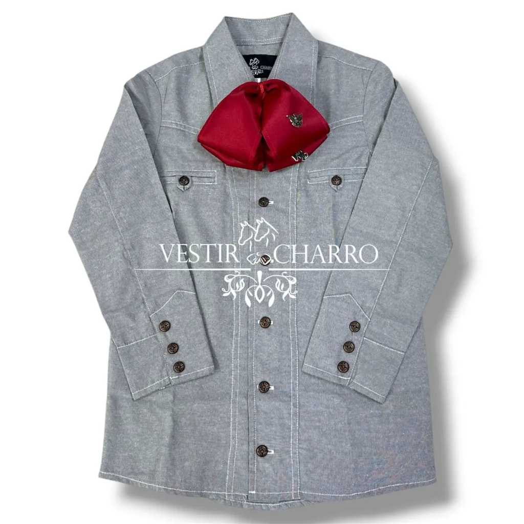 CAMISA LISA NIÑO TALLA 10