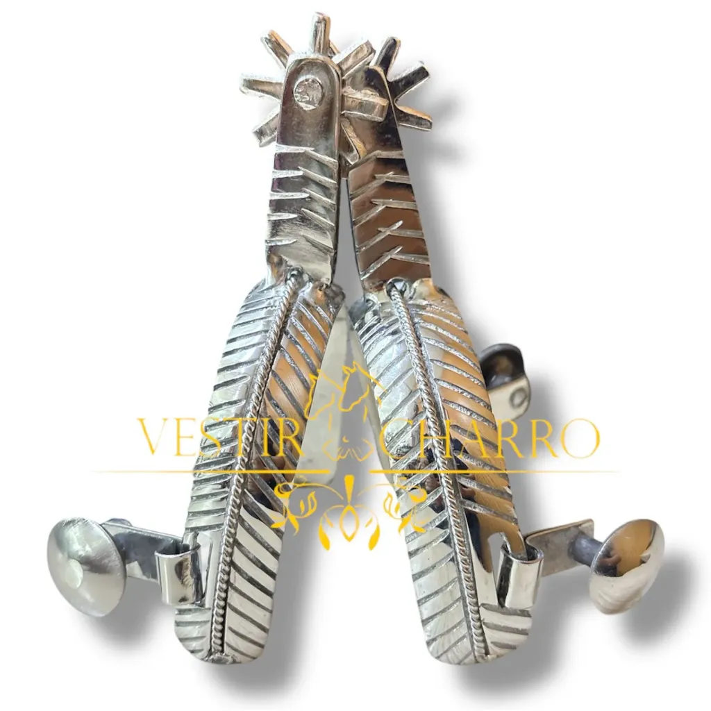 ESPUELA TRENZADA SENCILLA ESPIGA LARGA