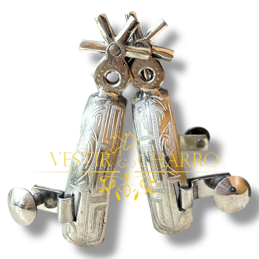 ESPUELA GRABADA CON RODAJA ALMENDRADA (Opcion 1)