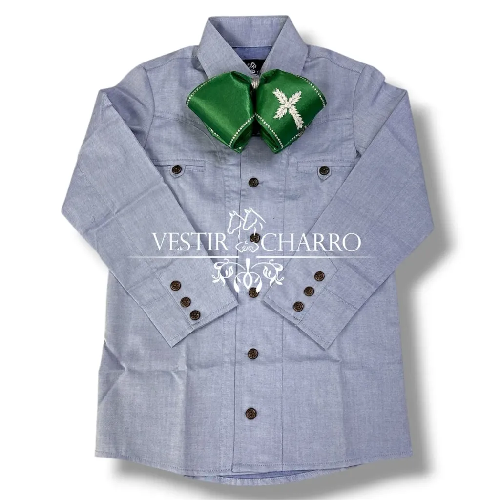 CAMISA LISA NIÑO TALLA 8