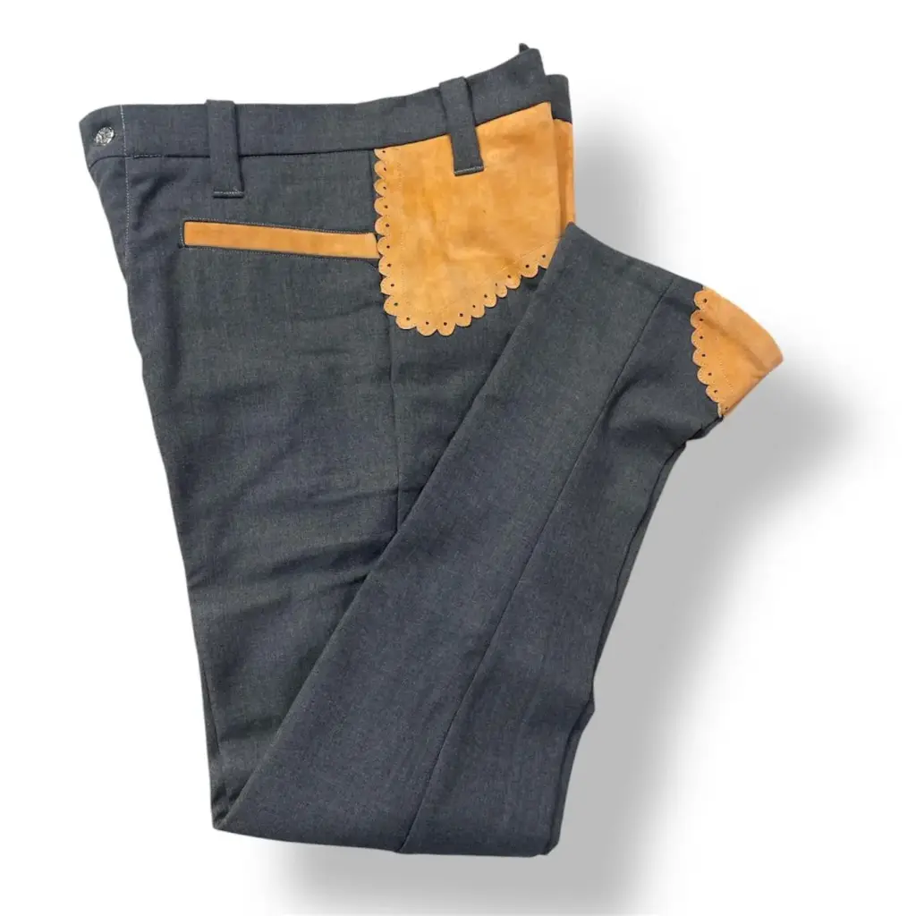 PANTALON CUADRILERA TALONERA Y VIVOS ADULTO 34X32