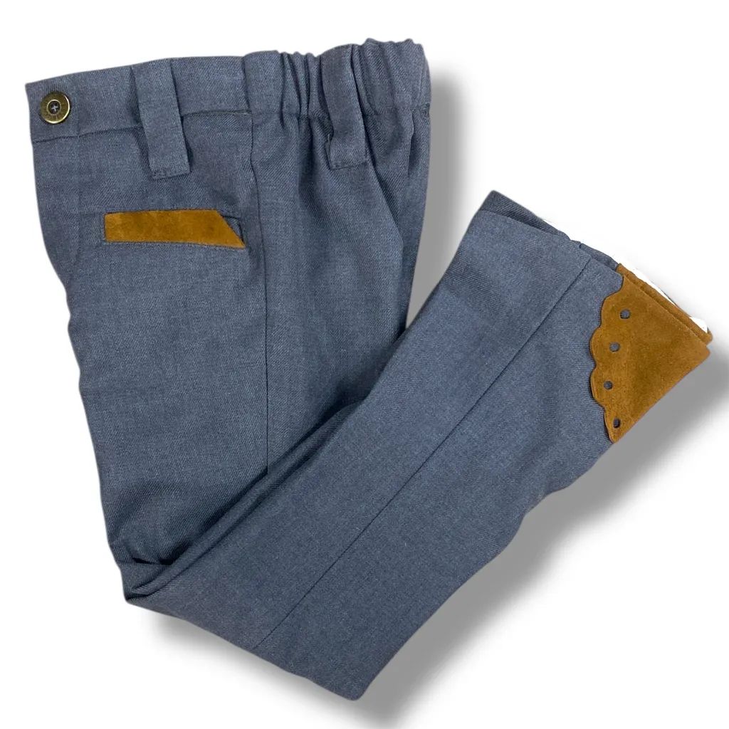 PANTALON CON TALONERA Y VIVO NIÑO 3 (Opción 3)