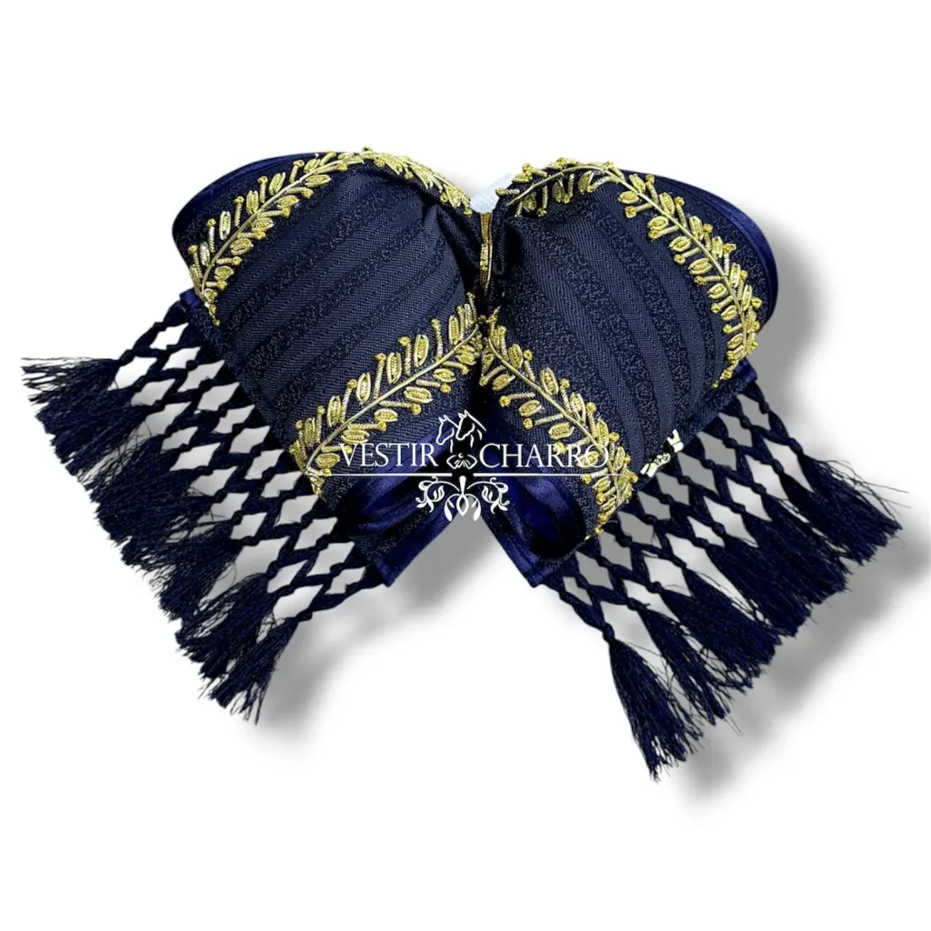 MOÑO CANUTILLO DOBLE CON BARBAS Y BIES ADULTO