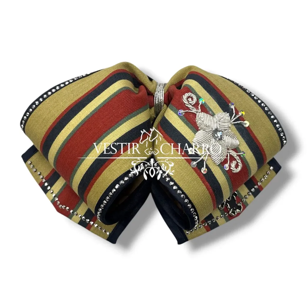 MOÑO CANUTILLO CON BIES Y PIEDRAS ADULTO