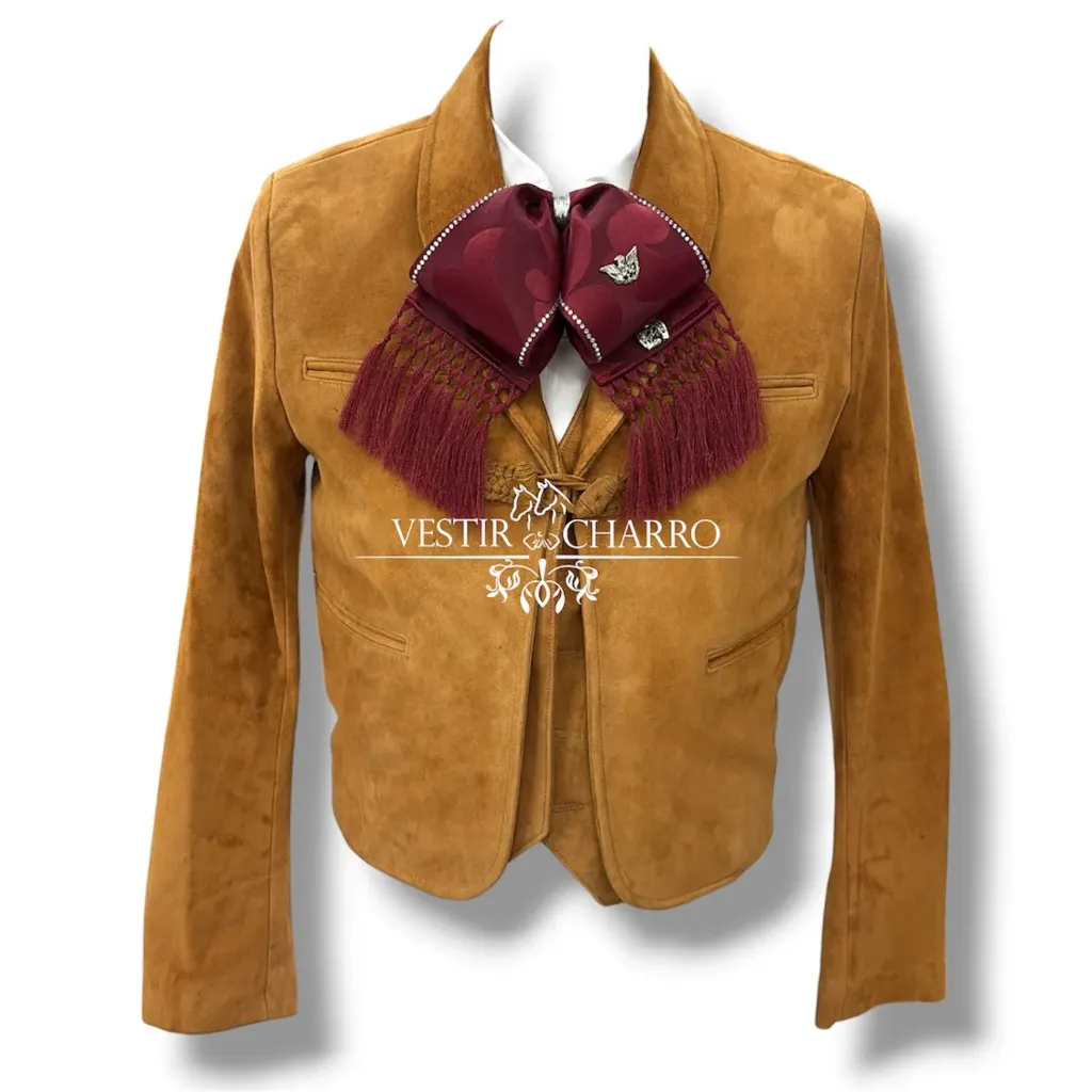 CHALECO Y CHAQUETILLA CON ALAMARES  MEDIANA