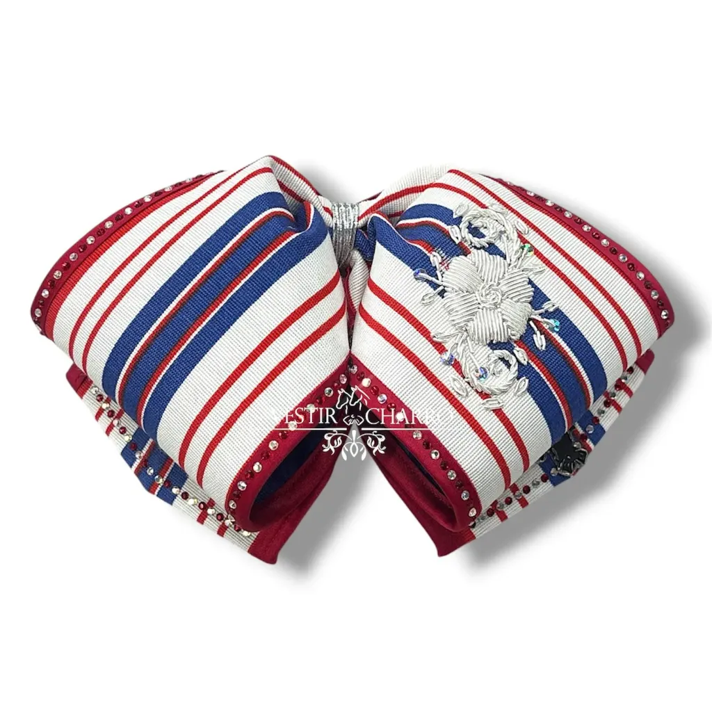 MOÑO CANUTILLO CON BIES Y PIEDRAS ADULTO