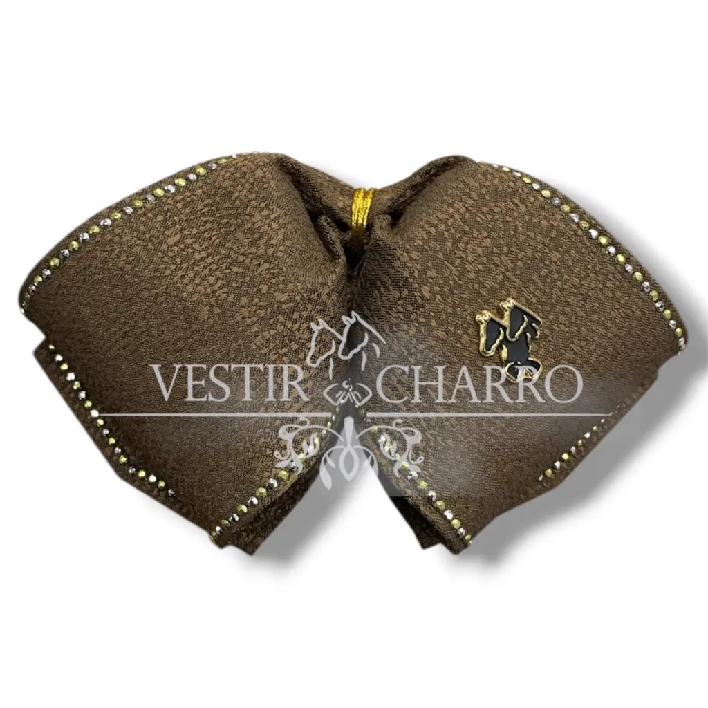 MOÑO CAFE CON PIEDRAS ADULTO