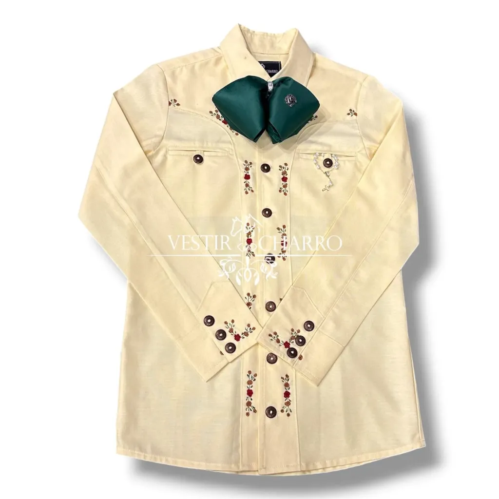 CAMISA BORDADO ROCOCO TALLA 14