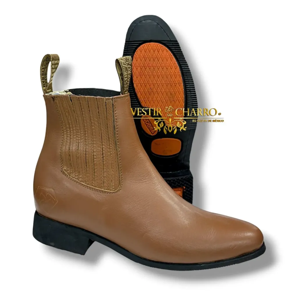 BOTIN PULL UP LOCKSTITCHER SUELA HULE ADULTO (26, Miel)