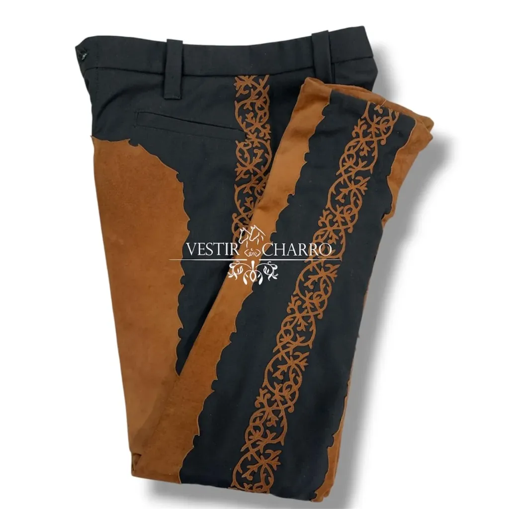 PANTALON CON GRECA Y CHAPARRERA ADULTO
