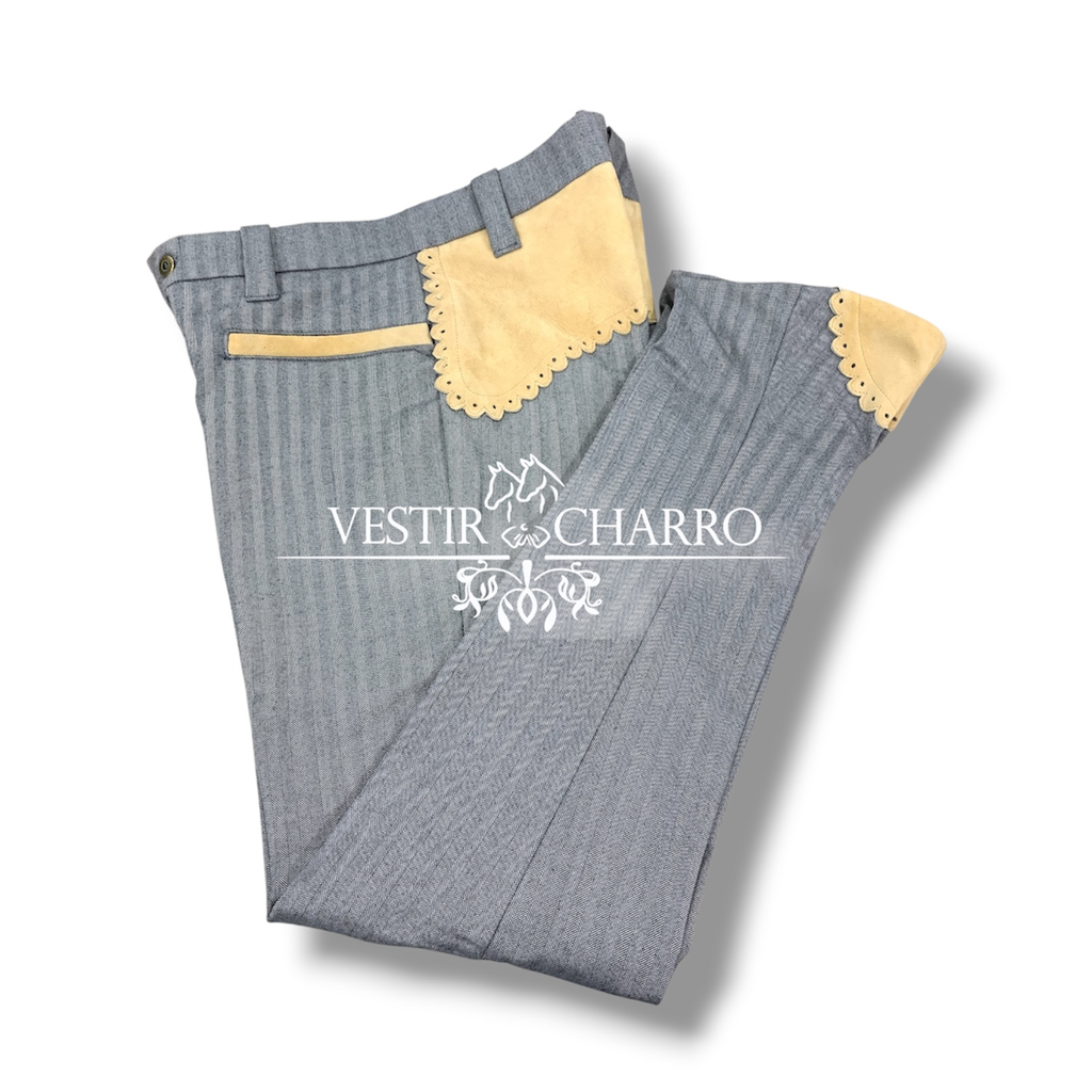 PANTALON CUADRILERA TALONERA Y VIVOS ADULTO 32X32 (Opción 1)