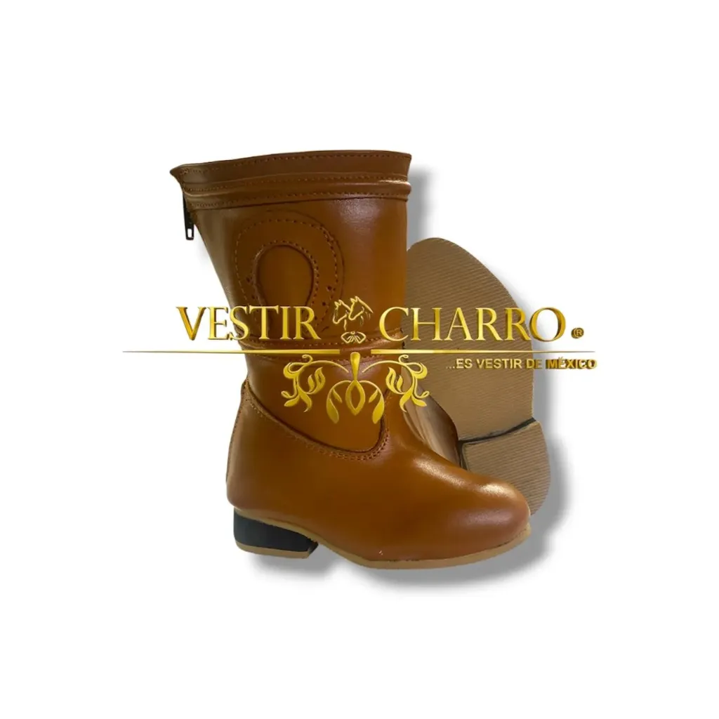BOTA ESCARAMUZA NIÑA NAPA (CHIPIKIDS) (12, Miel)