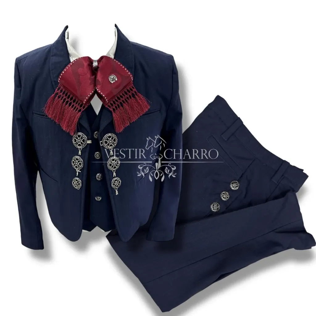 01 TRAJE AZUL TALLA 14, 28X29 MEDIA GALA ECONOMICA
