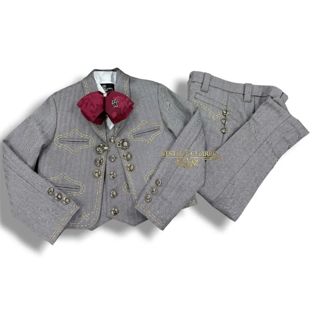 01 TRAJE NIÑO TALLA 14, 14 PESPUNTE MEDIA GALA ECONOMICA
