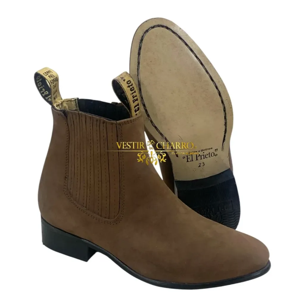 BOTIN CHARRO JUVENIL NOBUK LOCKSTITCHER (Arena, 22)