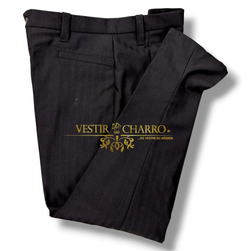 PANTALON CHARRO LISO ADULTO 42x32