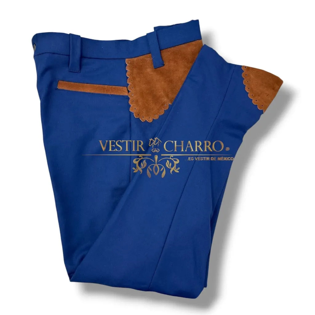 PANTALON CUADRILERA TALONERA Y VIVOS ADULTO 36x32 (Opción 1)