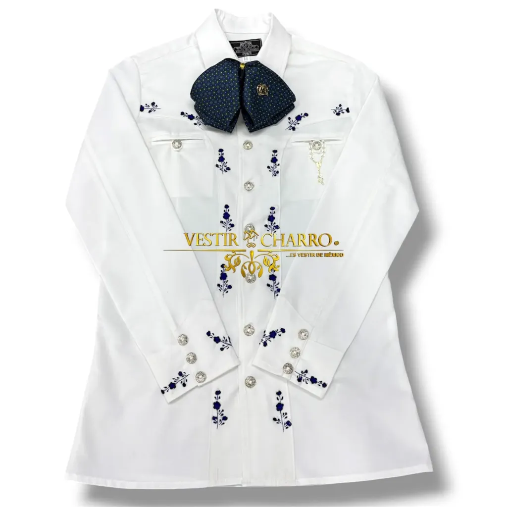 CAMISA BORDADO ROCOCO TALLA 16 (Opción 1)