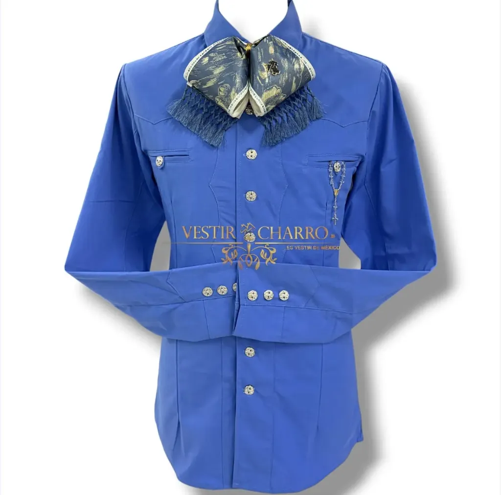 CAMISA LISA CORTE SASTRE ADULTO TALLA 40