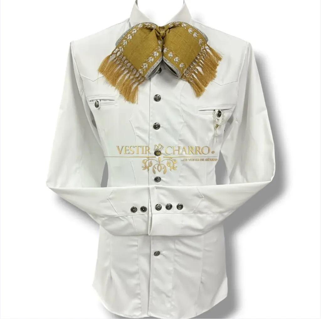 CAMISA STRETCH CORTE SASTRE ADULTO TALLA 32