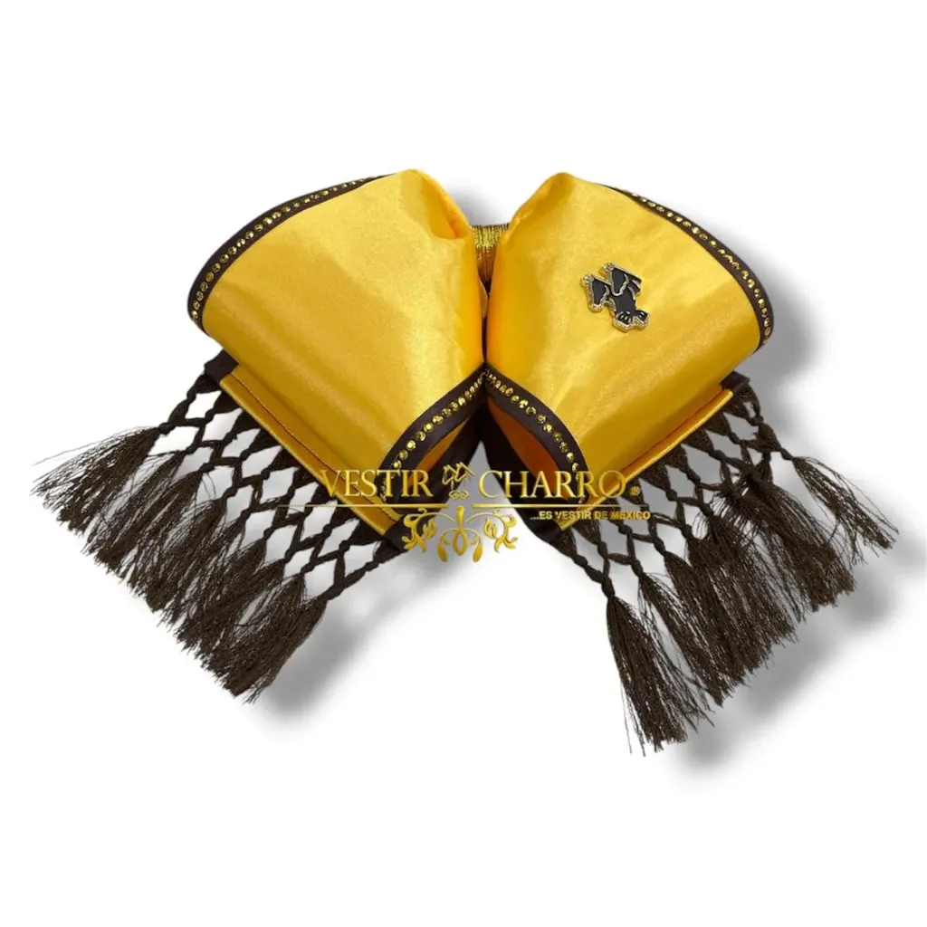 MOÑO AMARILLO CON BARBAS BIES Y PIEDRAS ADULTO