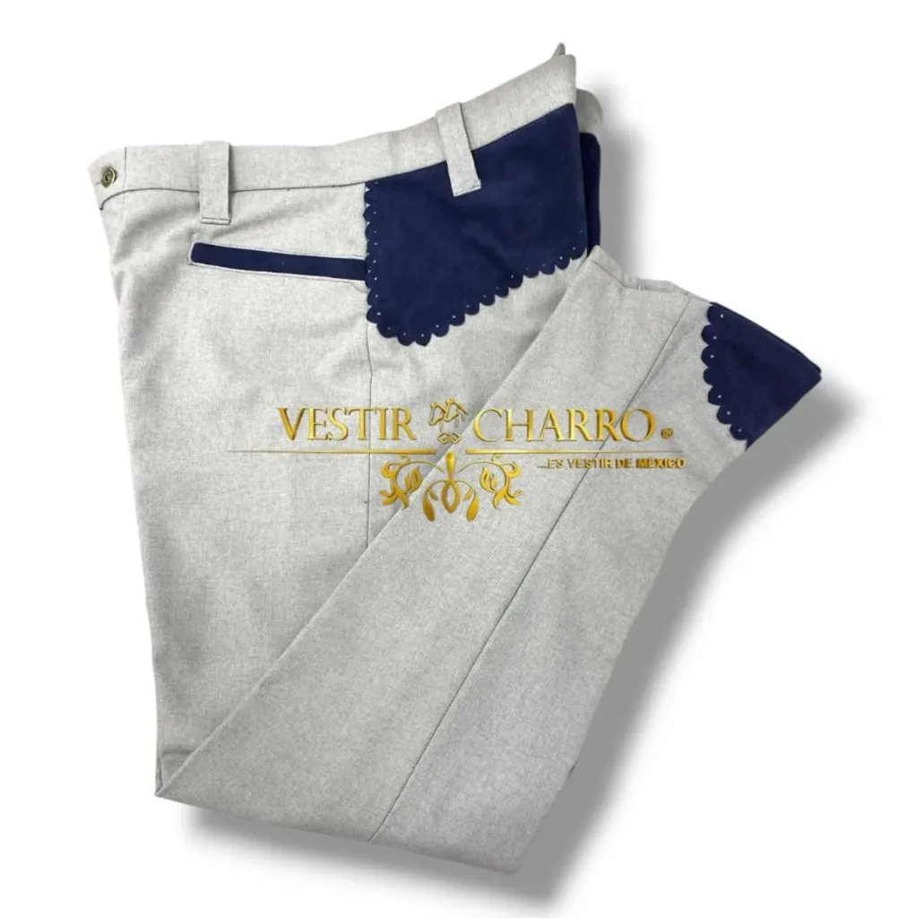 PANTALON CUADRILERA TALONERA Y VIVOS ADULTO 38X31
