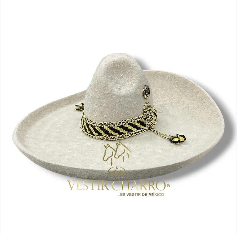SOMBRERO LANA CORDON TRENZADO NIÑO TALLA 53