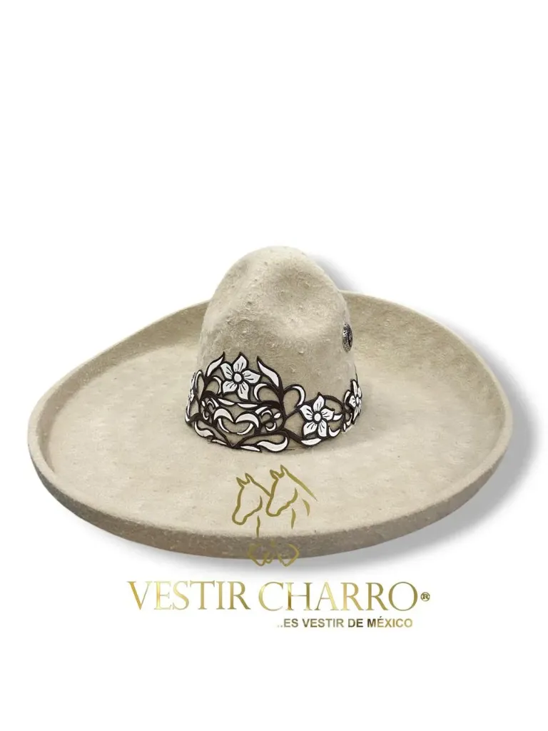 SOMBRERO LANA TOQUILLA CALADA TALLA 58 (Opción 1)