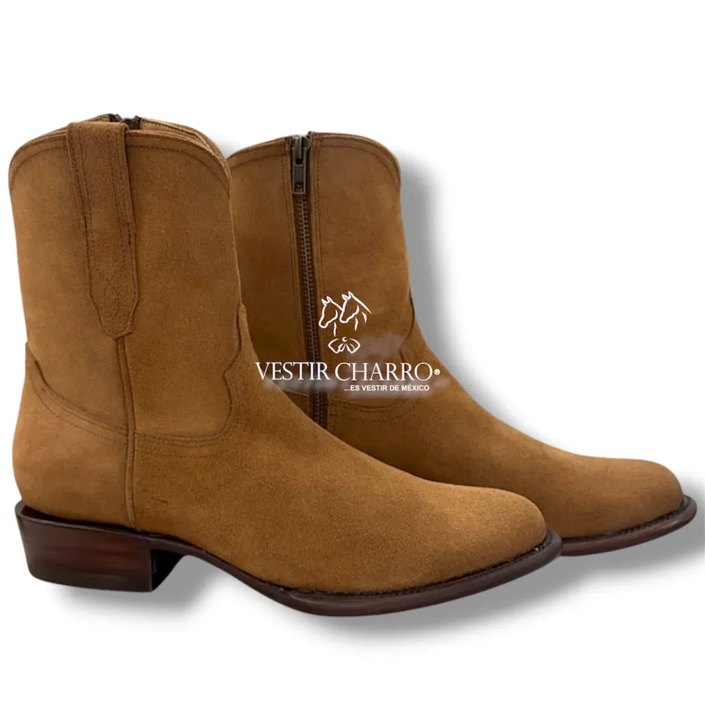 BOTAS LEON GAMUZA 100% PIEL
