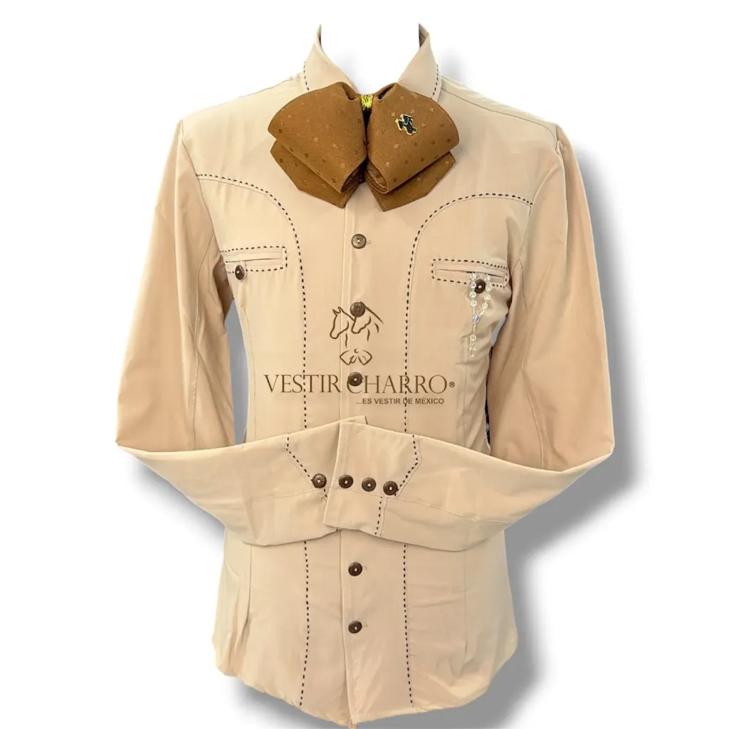 CAMISA STRECH PESPUNTE TALLA 36