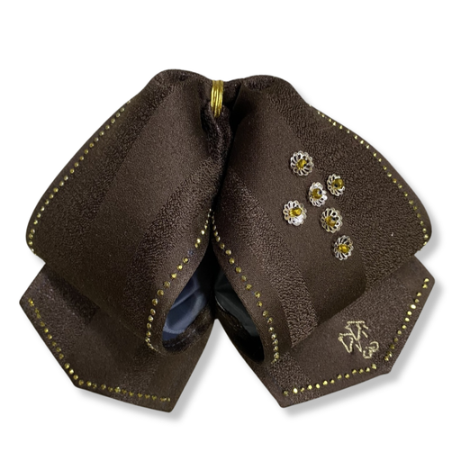 MOÑO CAFE CON BIES Y PIEDRAS ADULTO