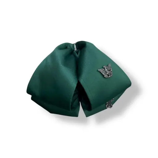 MOÑO VERDE LISO NIÑO 8-10
