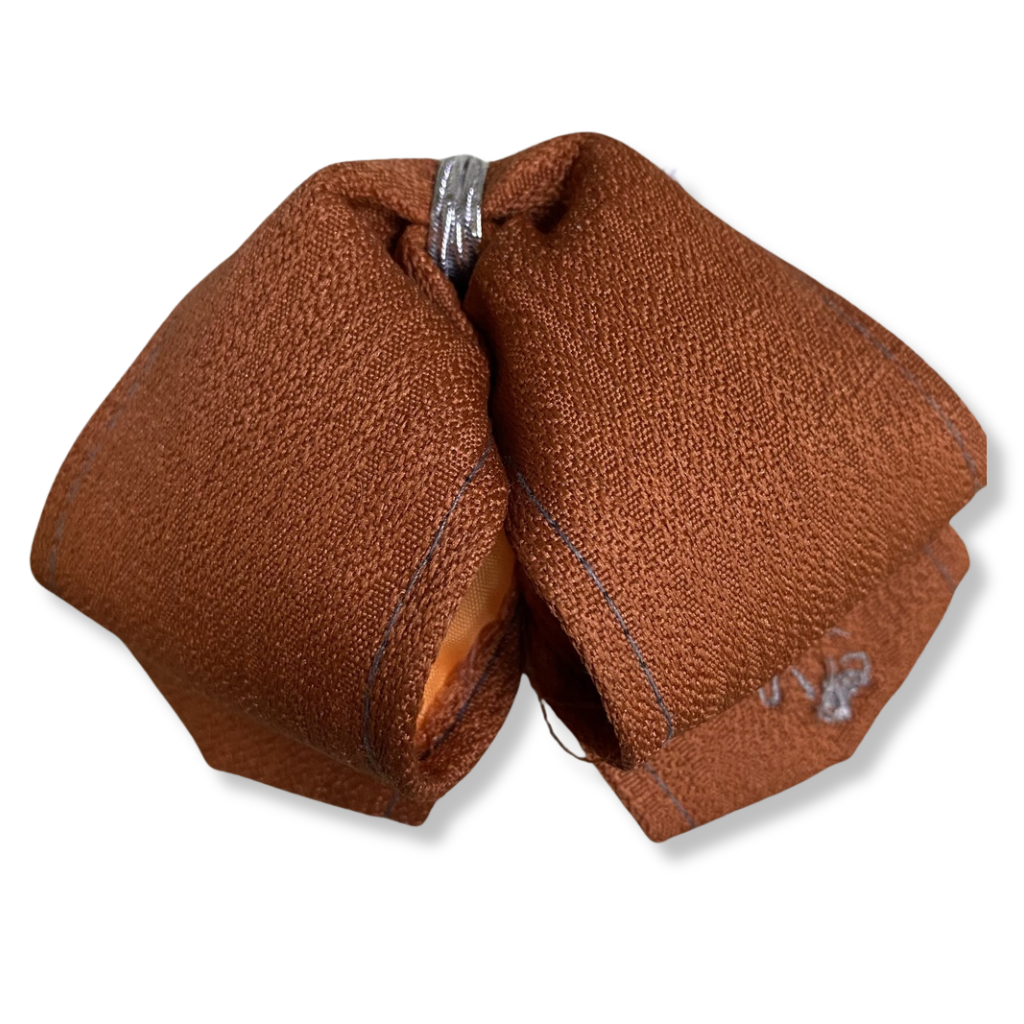 MOÑO NARANJA LISO PARA BEBE