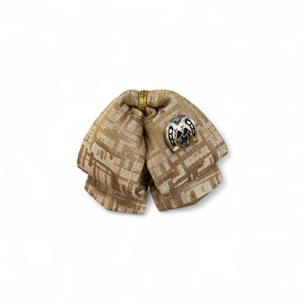 MOÑO DORADO LISO PARA BEBE