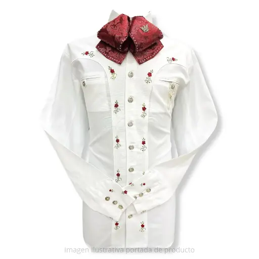 CAMISA BORDADO ROCOCO TALLA 32 