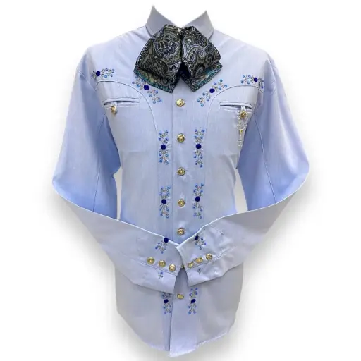 CAMISA BORDADO ROCOCO TALLA 40 