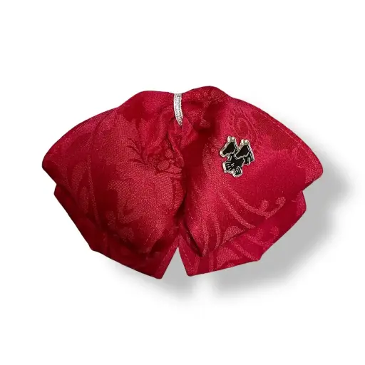 MOÑO ROJO LISO NIÑO 8-10 