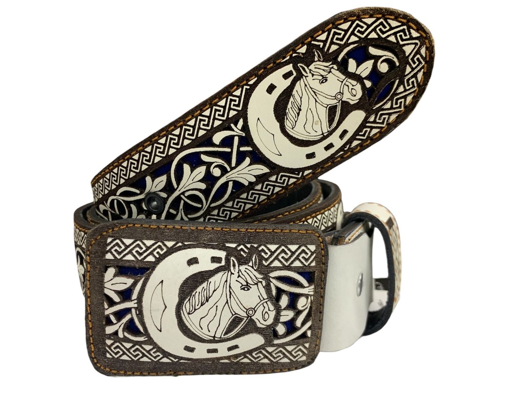 CINTURON CON DISEÑO CABALLERO