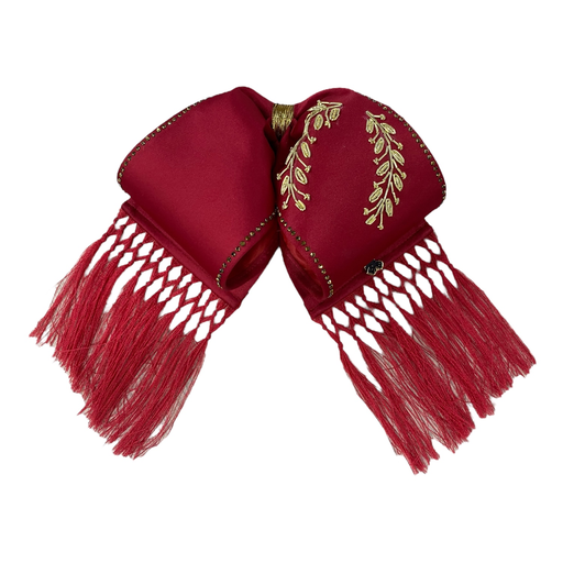 MOÑO ROJO BORDADO CANUTILLO NIÑO 8-10