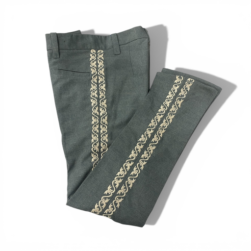 PANTALON CORTE CHARRO BORDADO JUVENIL 