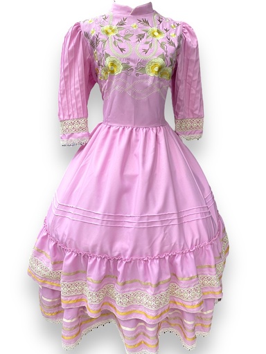 VESTIDO ESCARAMUZA TALLA EXTRA GRANDE